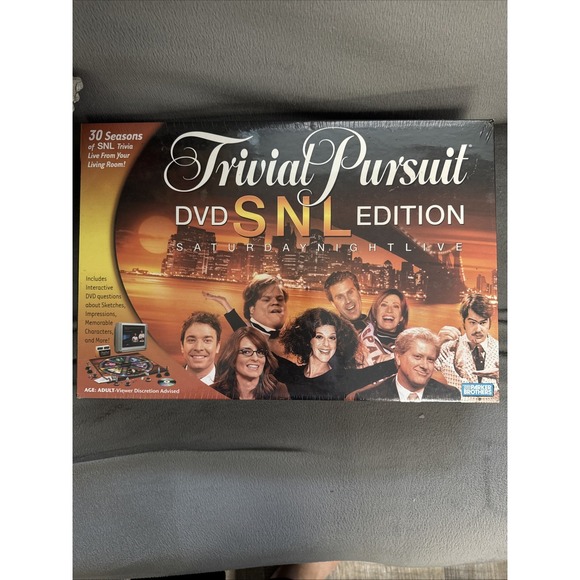 TRIVIAL PURSUIT Trivia Board Game TV NEW DVD SNL Edition Saturday Night LIVE - Picture 1 of 6
